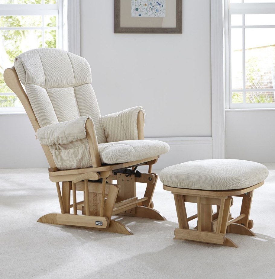 Кресло качалка голубого цвета для новорожденных Peg Perego