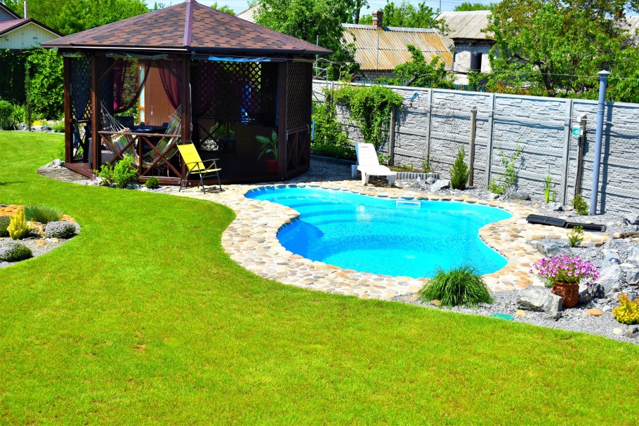 Беседка для бассейна