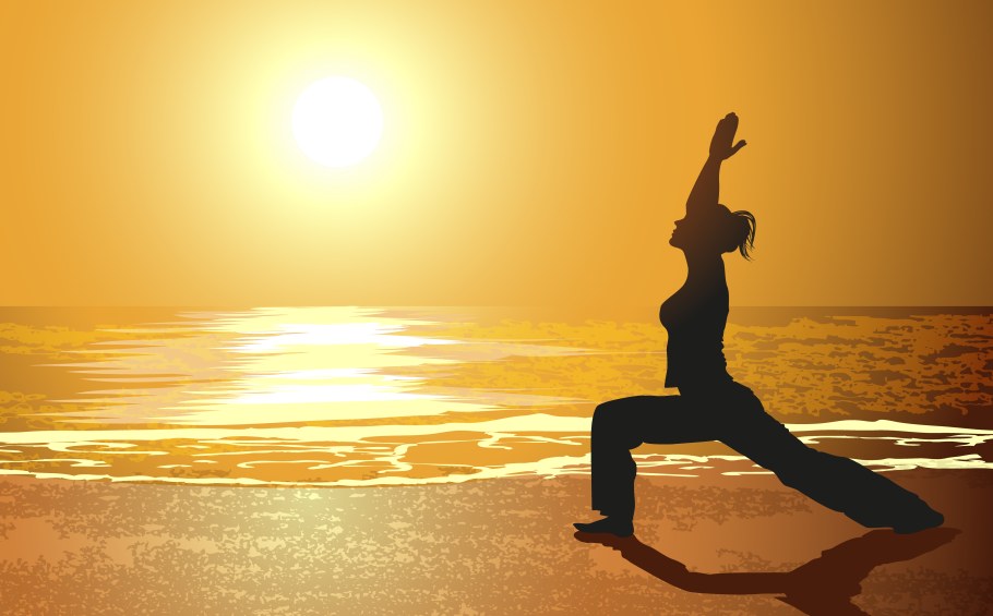 Цигун на закате