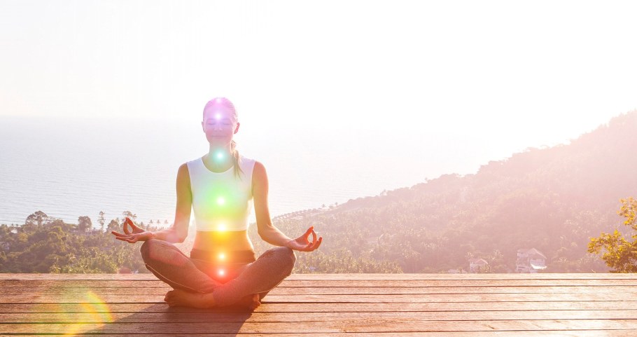 Медитация девушка