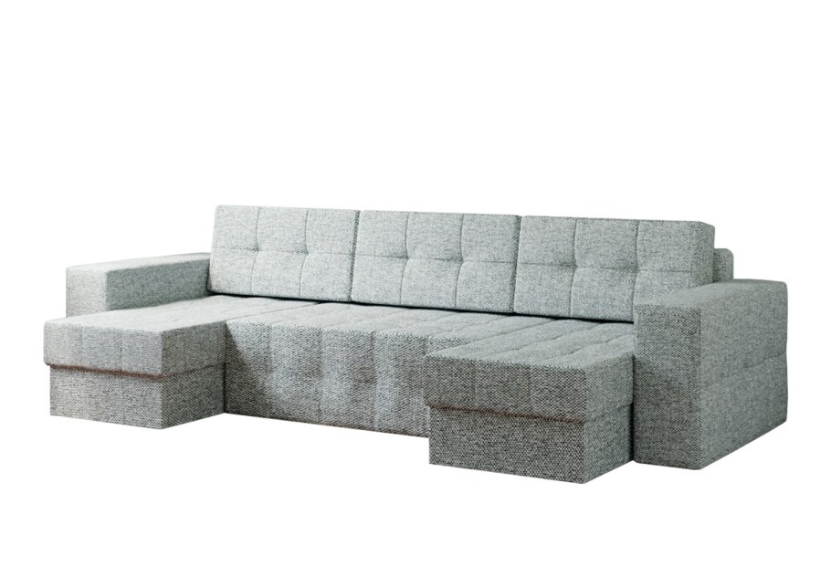 Диван книжка Лидер рогожка с цветами