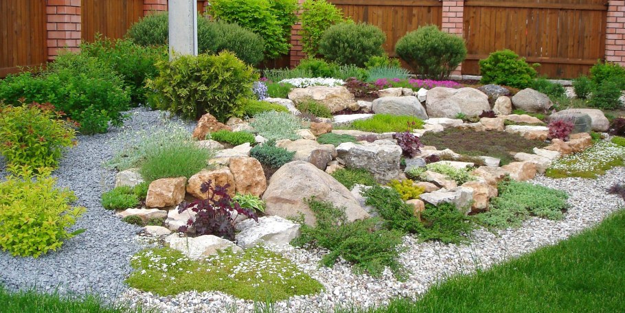 Рокарий с альпийской горкой