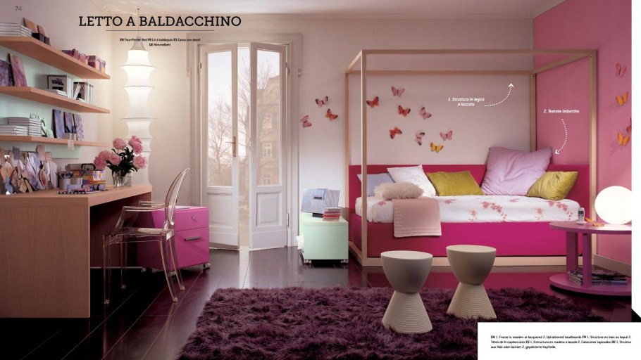 Красивые детские комнаты для подростка девочки