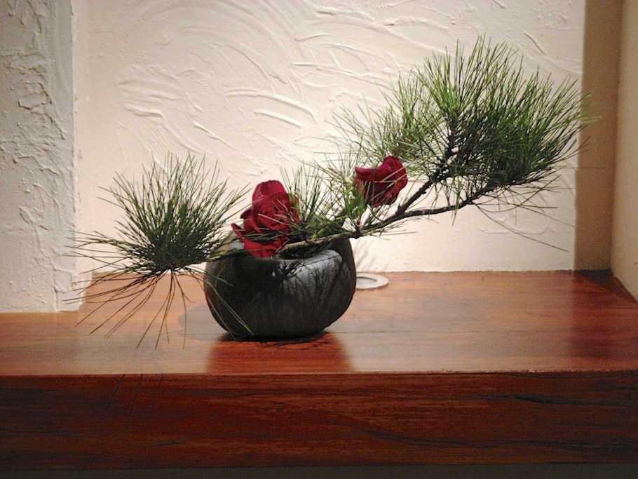 Икебана Согецу зимняя