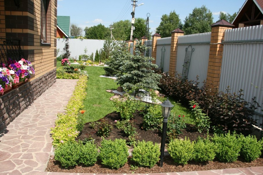 Ландшафт углового участка