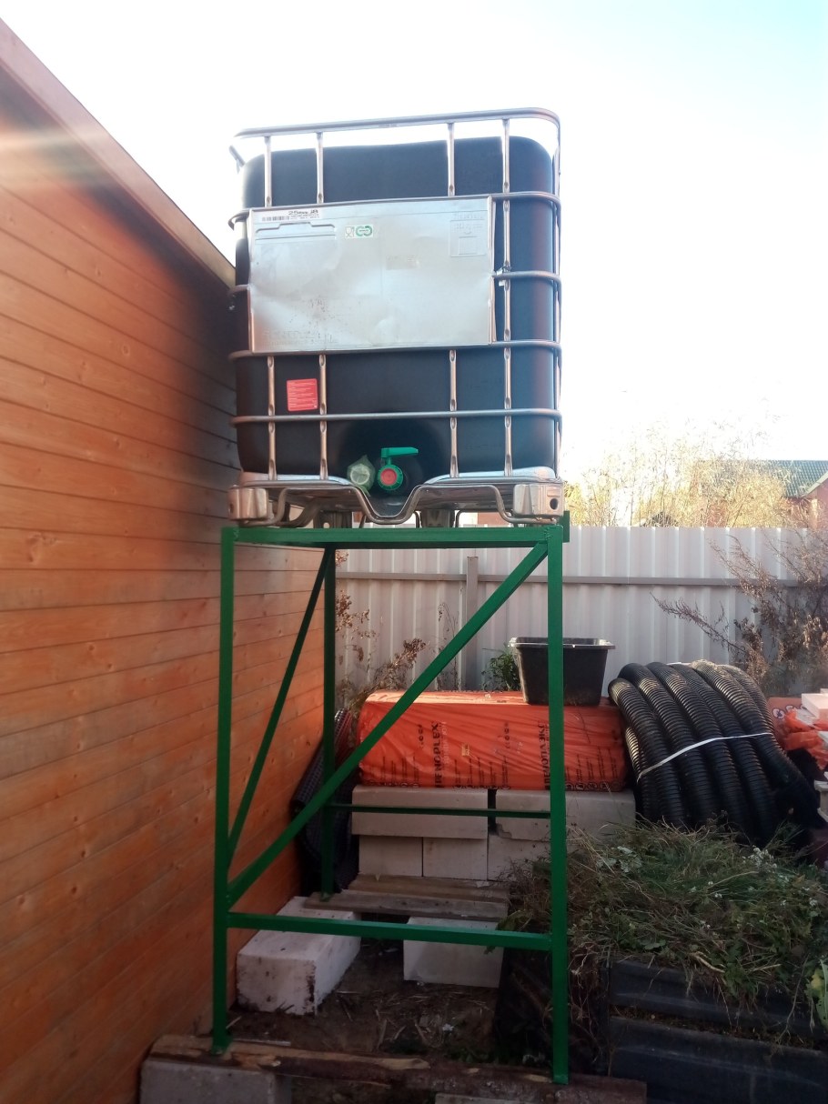 Поддон для бака с дизельным топливом (150x950x950 мм)