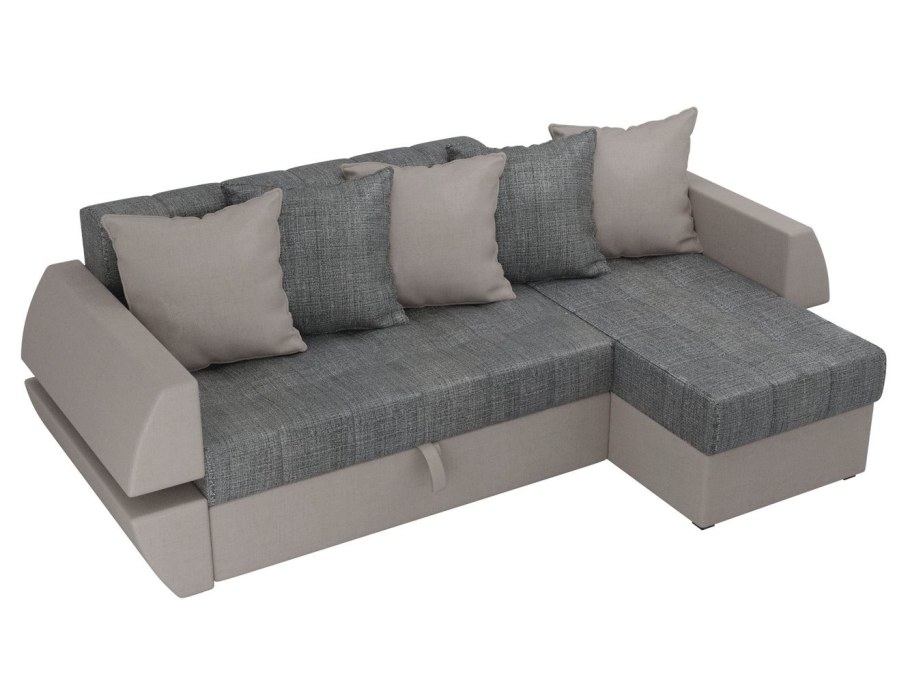 Диван угловой АРТМЕБЕЛЬ Атлант УТ микровельвет