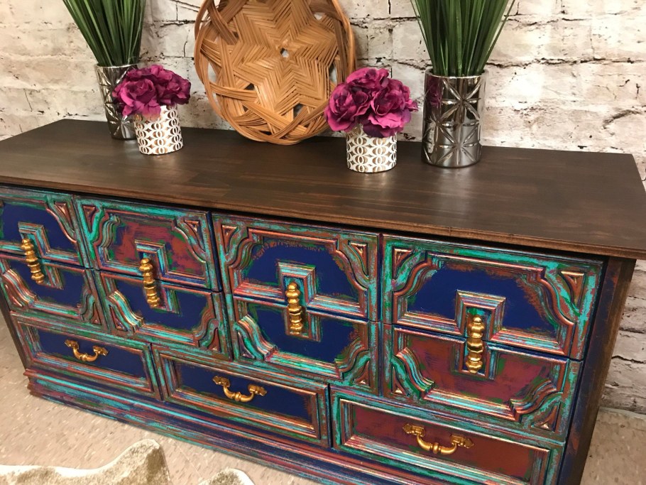 Декор старой мебели