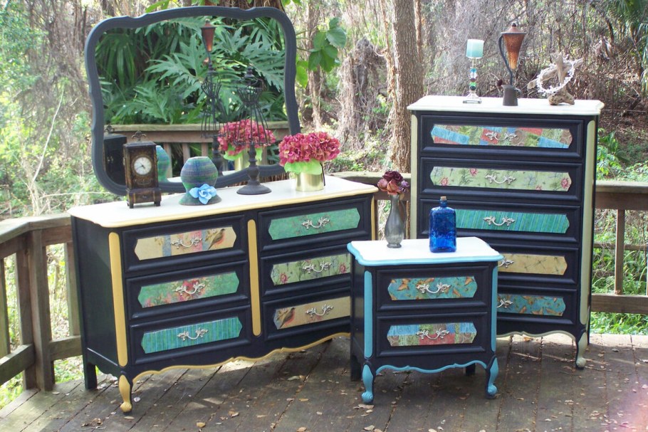 Декор старой мебели своими руками