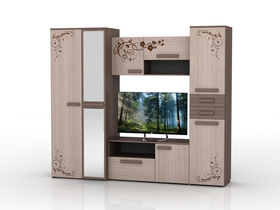 Стенка Натали венге/дуб Млечный