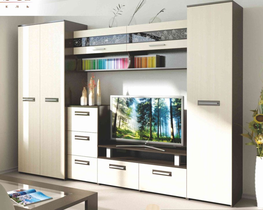 Натали стенка венге/дуб Млечный (Мекко ВОМВ)