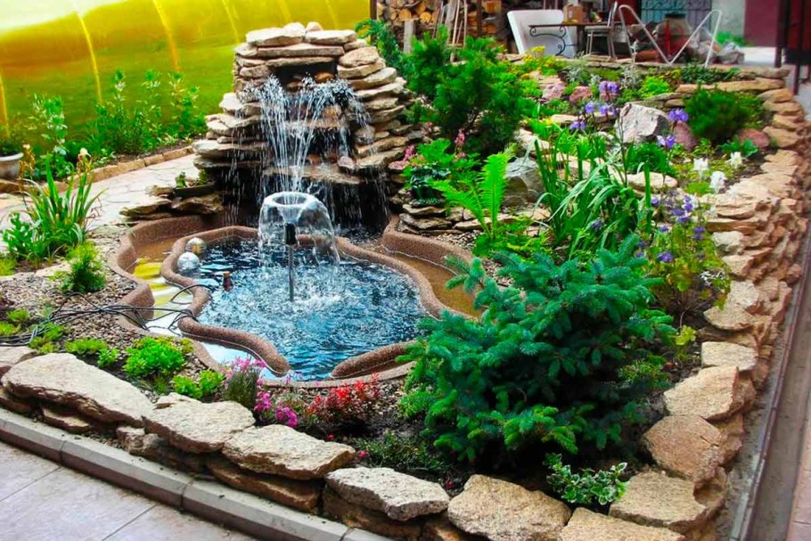 Фонтан для дачи