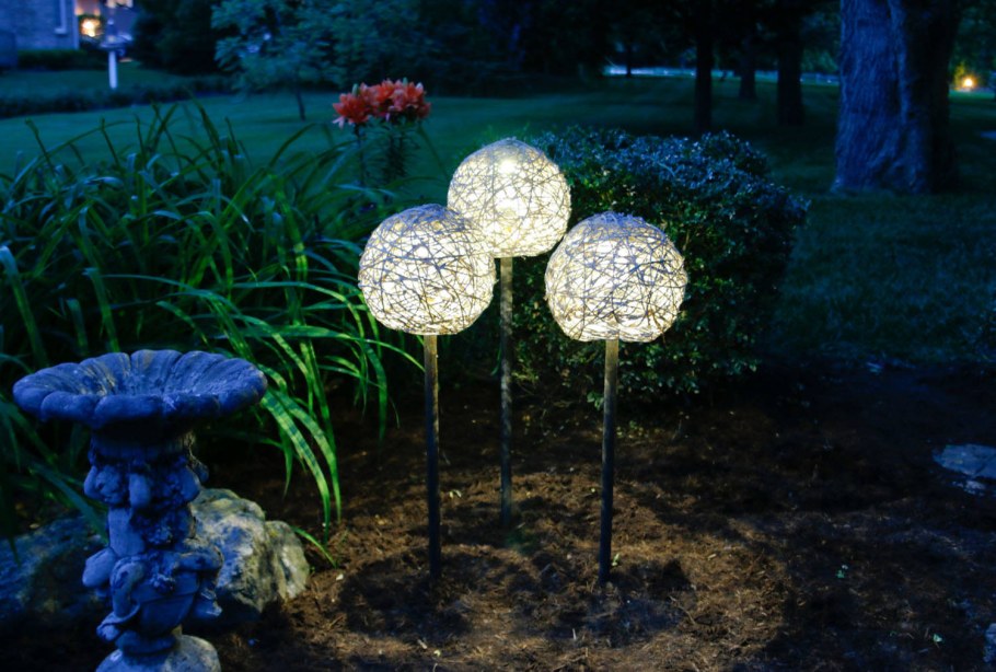 Декоративные светильники для сада