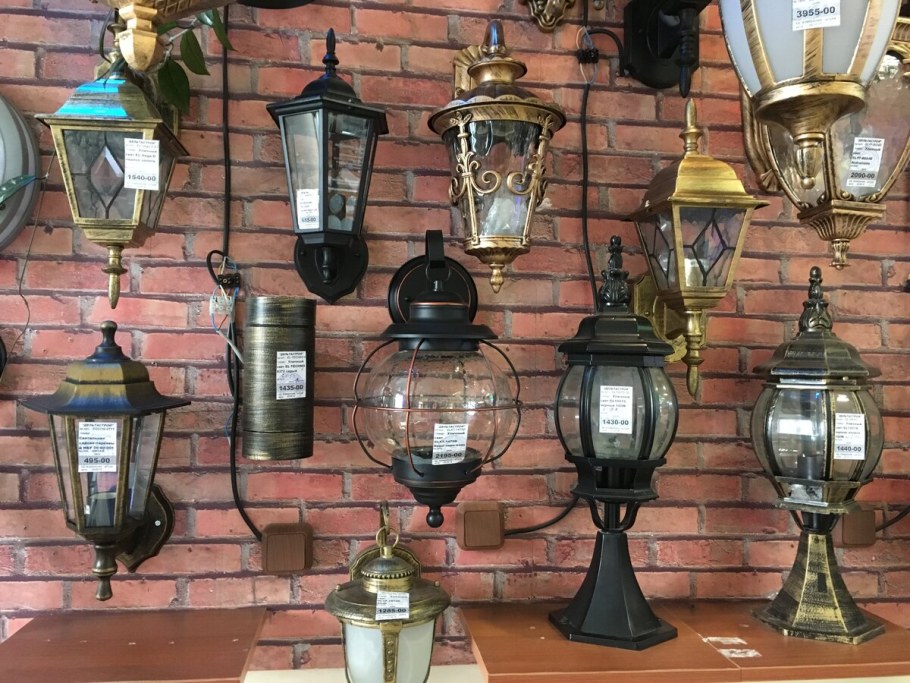 Фонари уличные для дачи