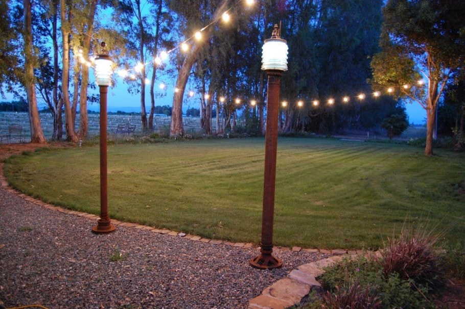 Фонарь «забор»