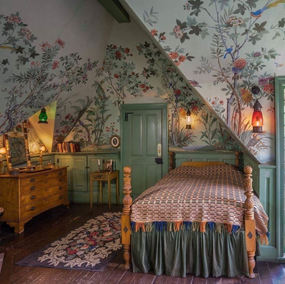 Спальня в стиле Прованс в загородном доме