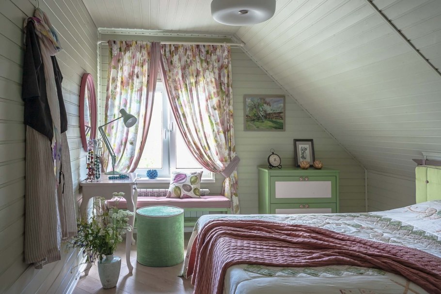 Tikkurila зеленый имитация бруса