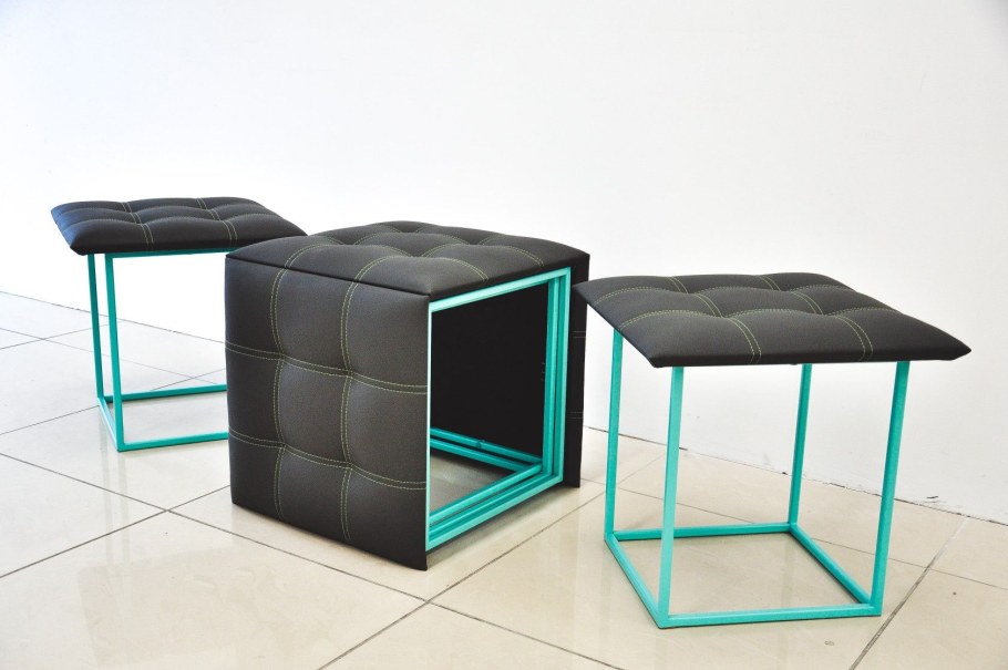 Табуретка бежевая