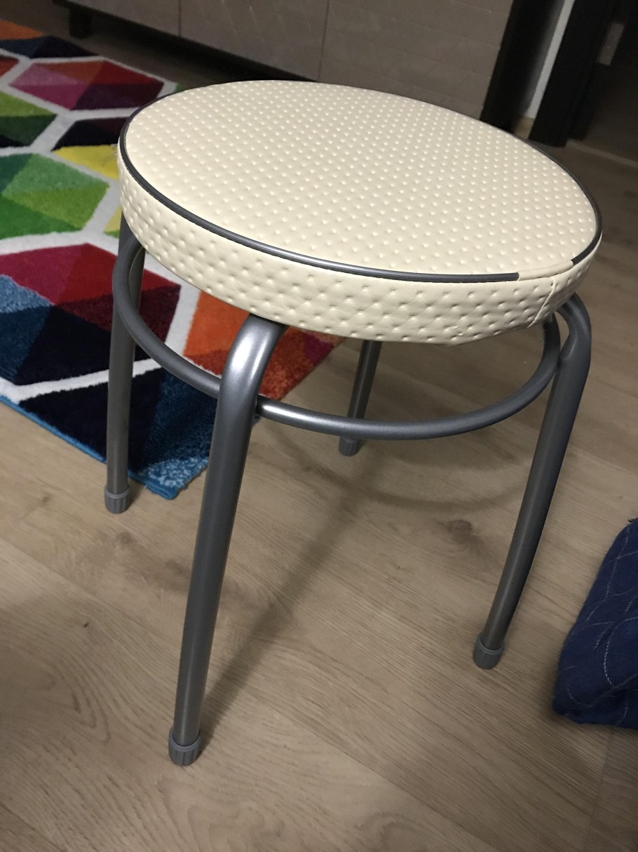 Табурет Nika эконом 2 (тэ2) металл/искусственная кожа