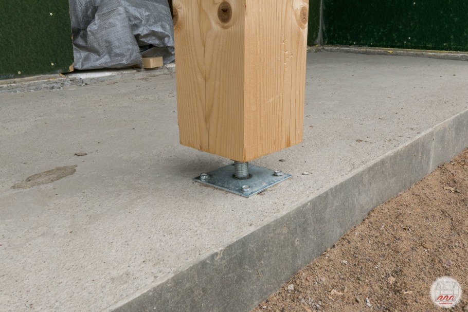 Опора бруса 50х300