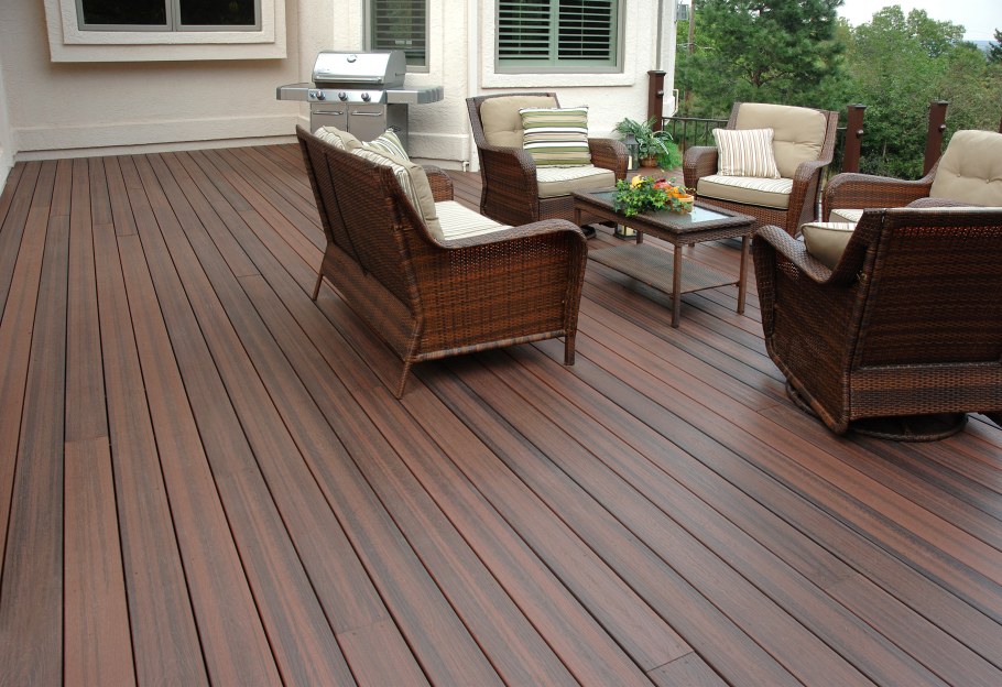 Доска террасная композит (лиственница)