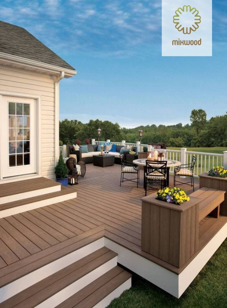 Веранда декинг террасная доска