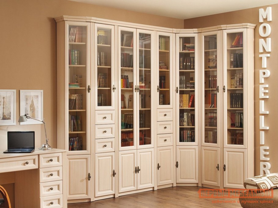 Шкаф Глазов Montpellier для 8 книг
