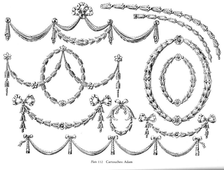 Гирлянда в архитектуре