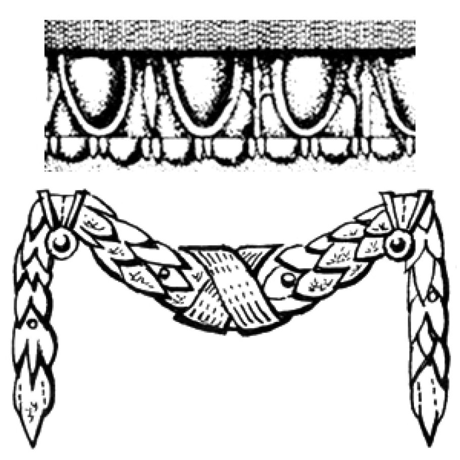 Фестон гирлянда древний Рим