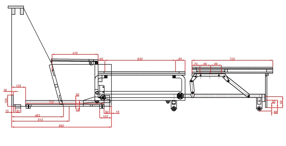 Механизм трансформации выкатной Конрад