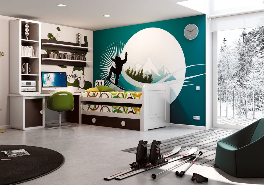 Фотообои для спальни мальчика
