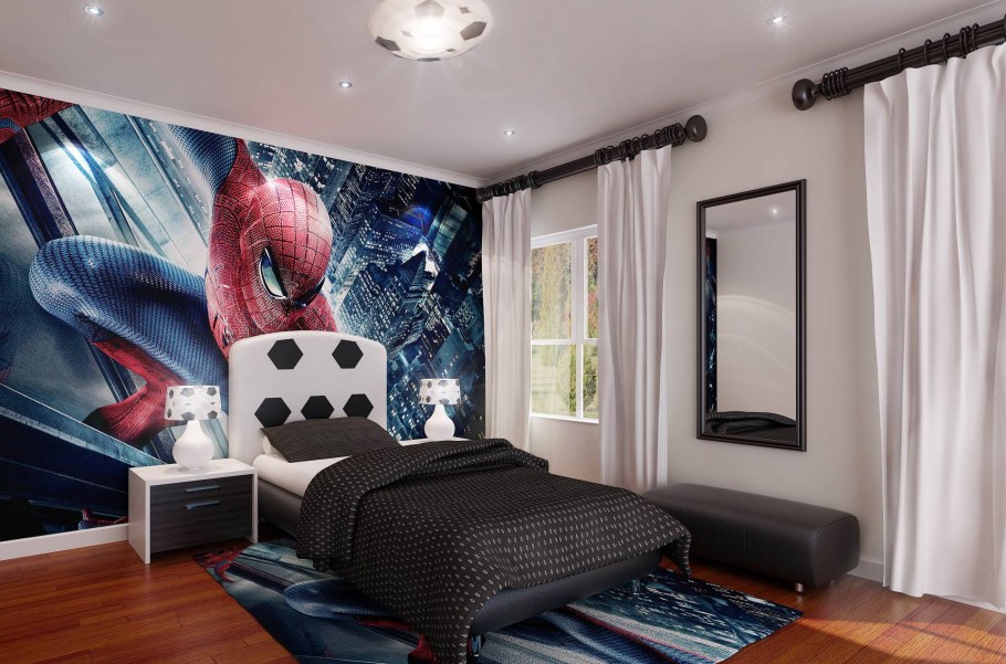 Обои для спальни мальчика