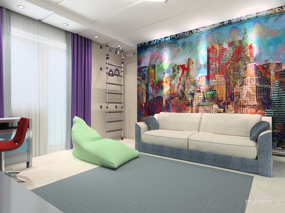 Фотообои в комнату подростка