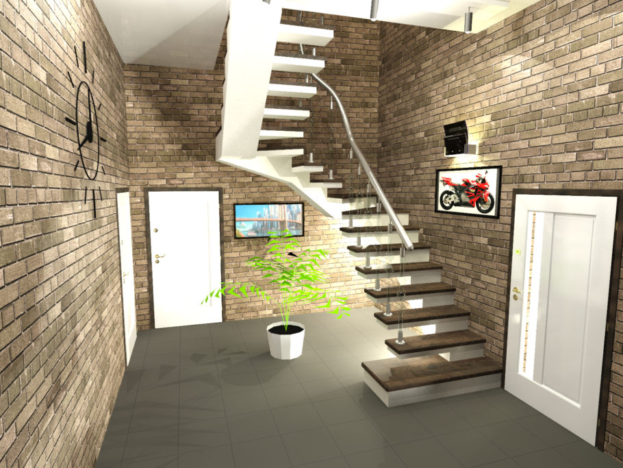 Лестница лофт монокосоур