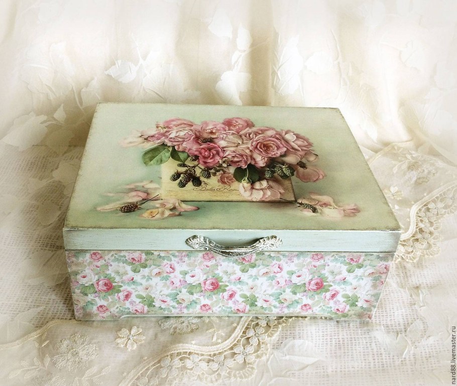 Декупаж шкатулки