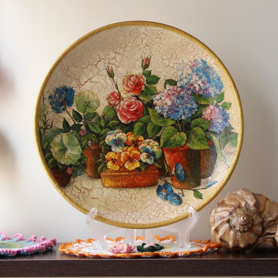 Тарелка декор