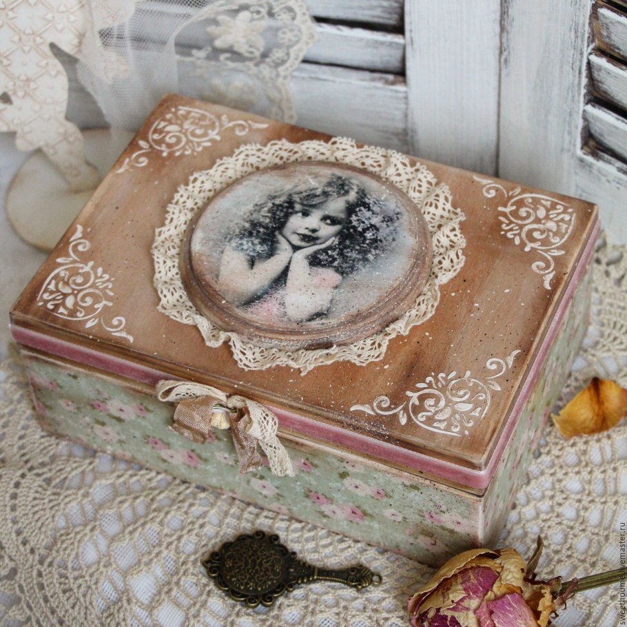 Декупаж шкатулки