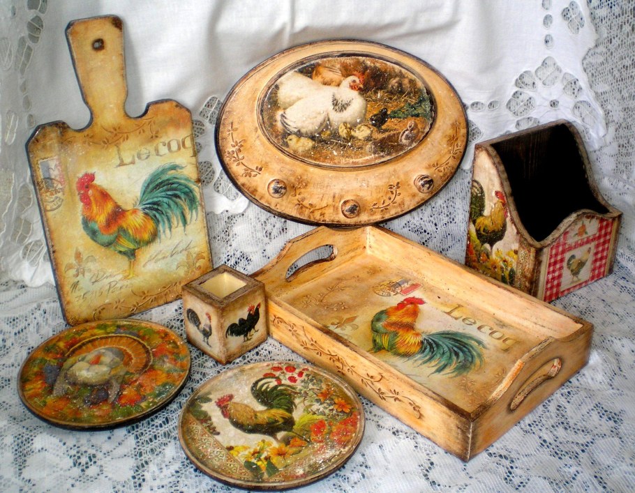 Изделия в технике декупаж