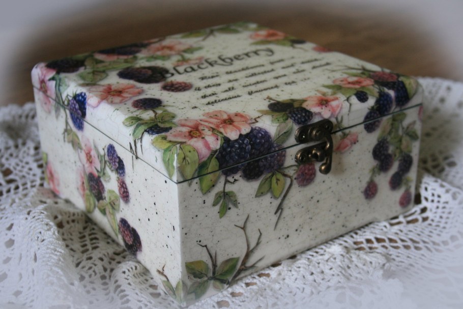Декупаж коробочки шкатулки