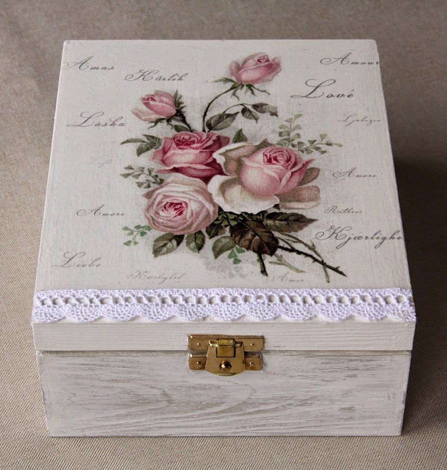 Декупаж в стиле шебби Шик