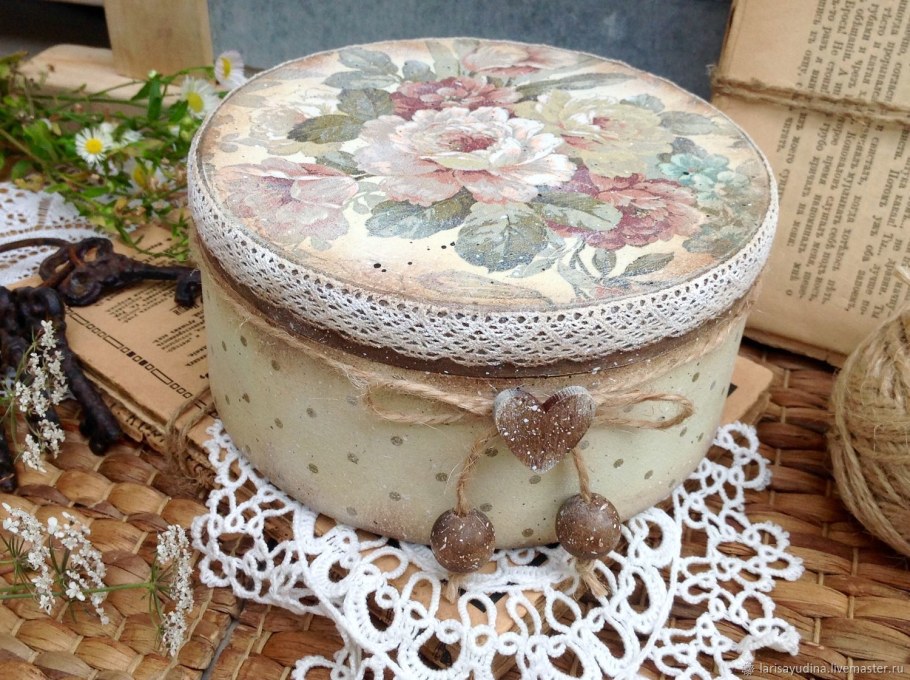 Декупаж Винтажные шкатулки