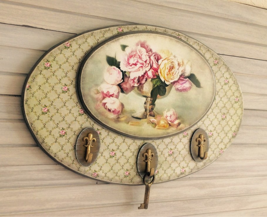 Ключница декупаж