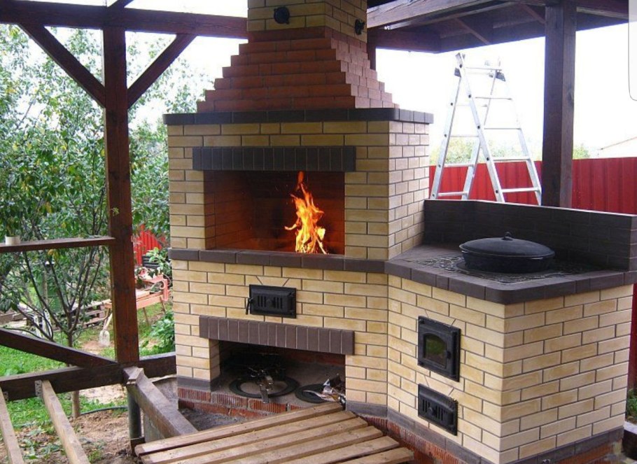 Уличные барбекю комплексы