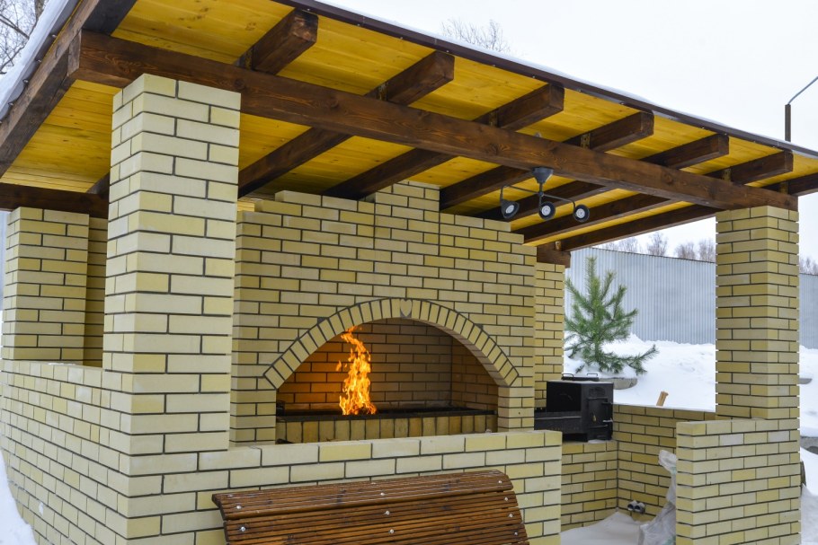 Домик барбекю