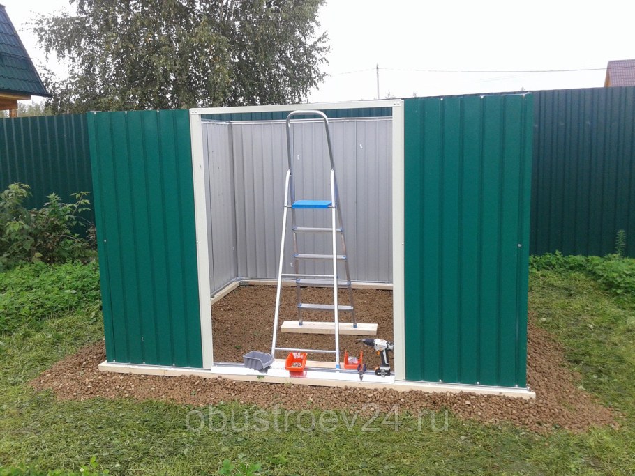 Металлический сарай Арчер 3 на 2