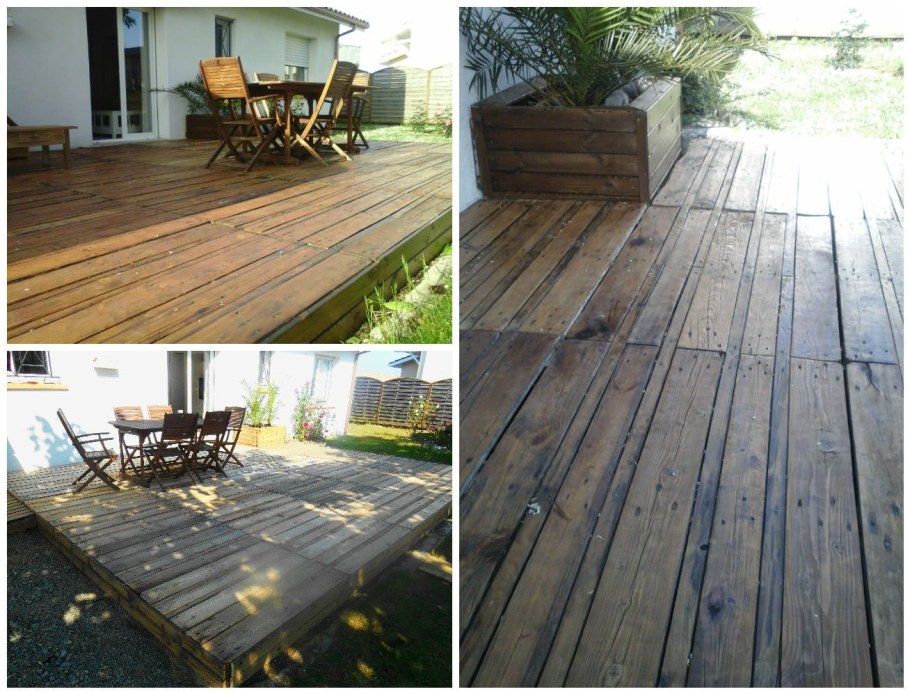 Терраса из поддонов