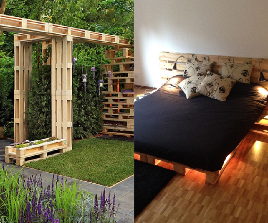 Деревянный пол в беседке