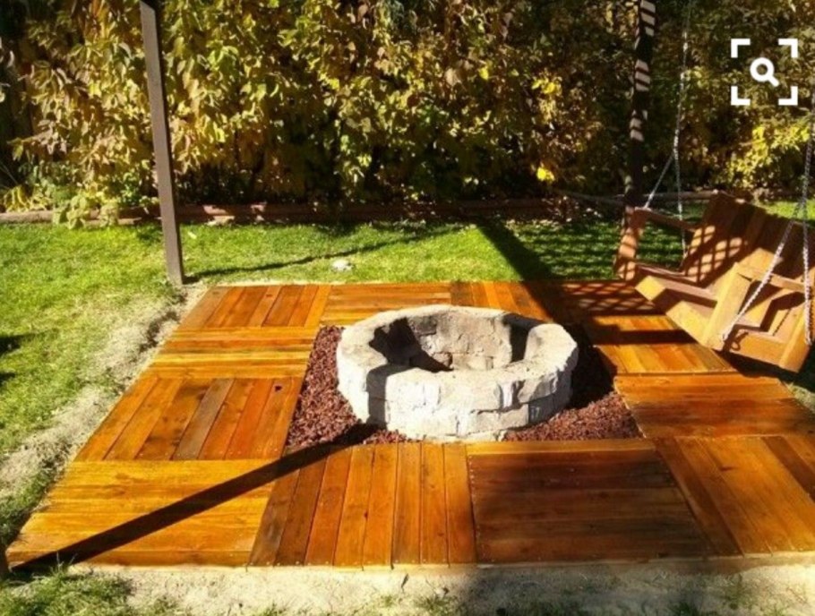 Настил для беседки