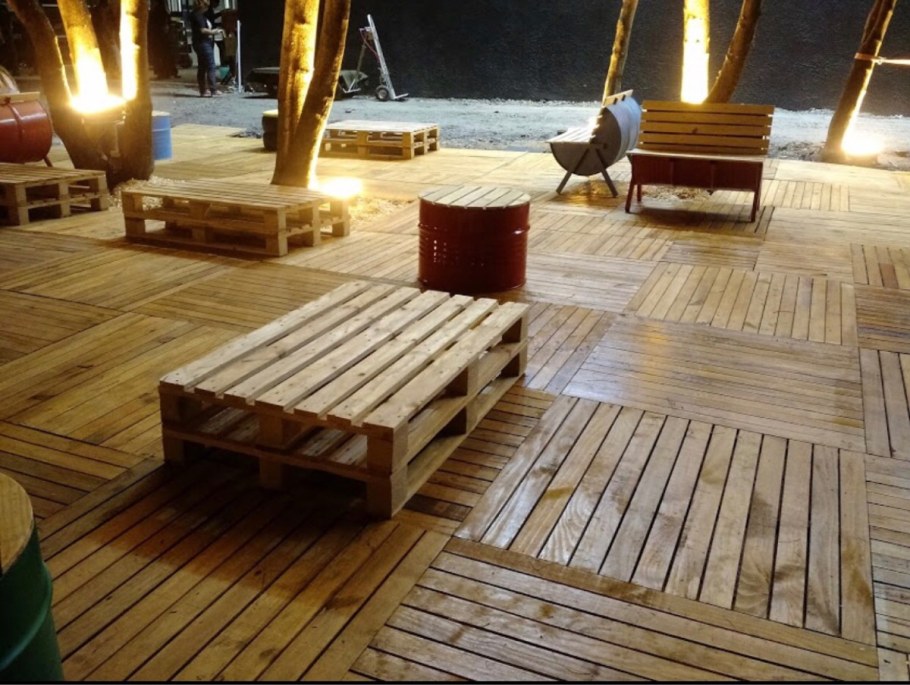 Дорожки из поддонов