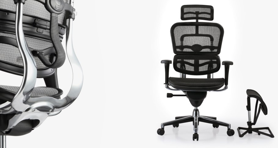 Кресло черно белое